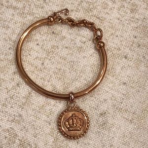 Juicy Couture Rose Gold coin bangle